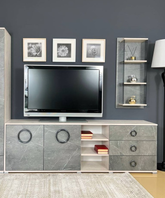 Oskar Каспий (ГС) тумба + полка навесная