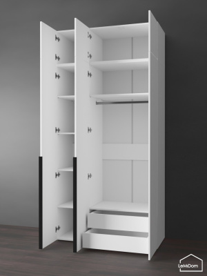 Шкаф с антресолью Linnea MHR-3A-2 2450х1200х510 Белый-М 11.1.1