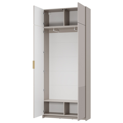 Шкаф 2-х створчатый "Пандора" ШК-01 Кашемир/MF03