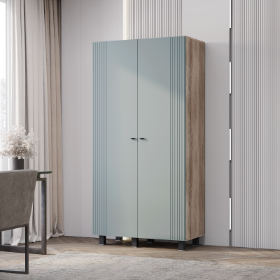 Шкаф 2-х створчатый "Олива" ШК-03 Дуб каньон/MF11