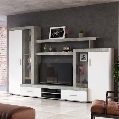 "Инстайл" ЦС-02 бетон/белый