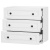 Комод "Софт" КМ-01 Белый/Эмаль белая (F26)