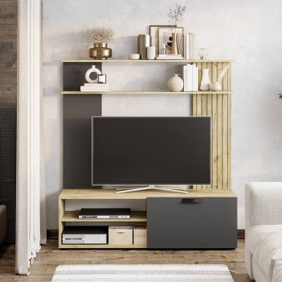 Гостиная "Мишель тип 1" ГС-05 крафт/графит