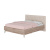 Кровать 1,6 м "Скандика" КР-19 дуб смоки