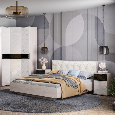 "Кимберли" КР-13 ясень белый/белый глянец