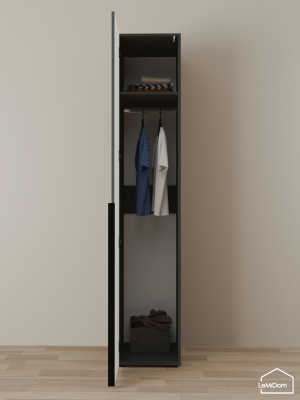 Шкаф Linnea MHR-1-1 2050х400х510 графит-М 11.1.25