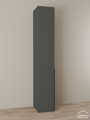 Шкаф с антресолью Linnea MHR-1A-1 2450х400х510 графит-М 11.1.25