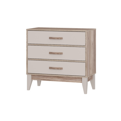 Комод "Скандика" КМ-01 дуб смоки/кашемир