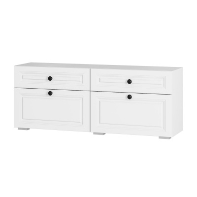 Тумба под ТВ "Софт" ТБ-07 Белый/Эмаль белая (F26)