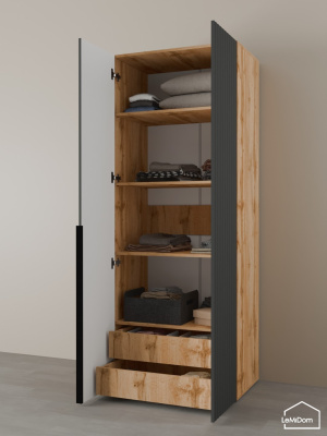 Шкаф Linnea MHR-2-4 2050х800х510 дв-М 11.1.25