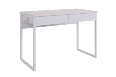 Стол Юниор, (1100х580х750) белое дерево/белый муар