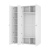 Шкаф 3-х створчатый "Софт" ШК-06 Белый/Эмаль белая (F26)