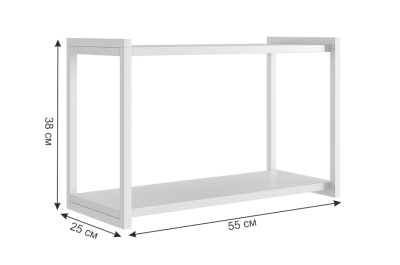 Комплект детской мебели "Зефир К5" (2700х580х2300), (2700х580х2300) белое дерево/белый муар/белый (эмаль)