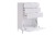 Зефир Комод, (602х355х962) белое дерево/белый (эмаль)