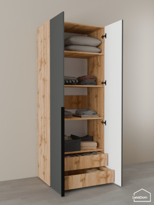 Шкаф Linnea MHR-2-4 2050х800х510 дв-М 11.1.25