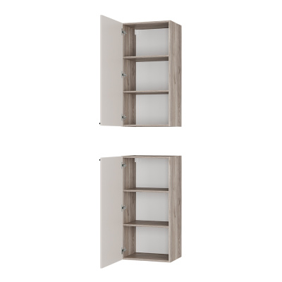 Шкаф навесной "Урбан" ШКН-07 Дуб смоки/Кашемир