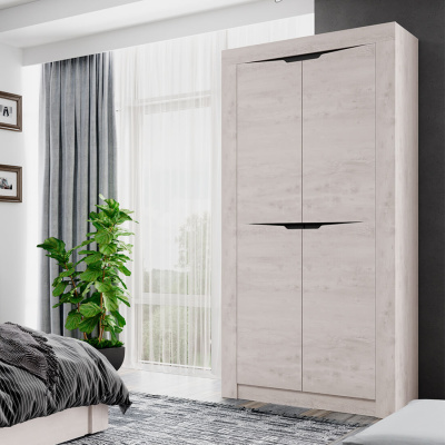 "Леонардо" ШК-36 Бетон пайн светлый/графит