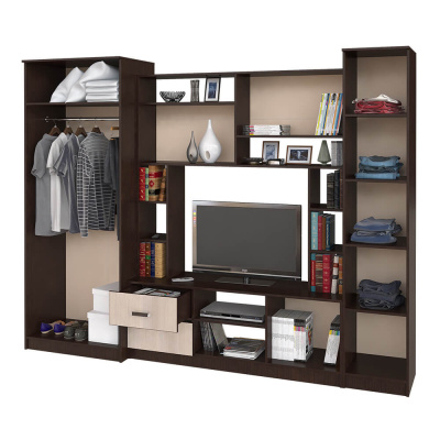 Гостиная "Флора" венге/лоредо нов.