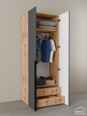 Шкаф Linnea MHR-2-3 2050х800х510 дв-М 11.1.25