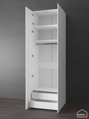 Шкаф с антресолью Linnea MHR-2POA-3 2450х800х510 Белый-М 11.1.1