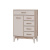 Комод "Скандика" КМ-13 дуб смоки/кашемир
