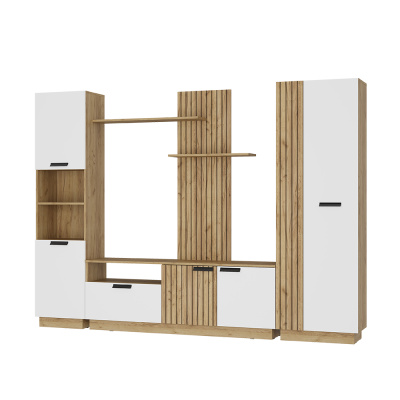 Гостиная "Мишель тип 2" ГС-01 крафт/белый