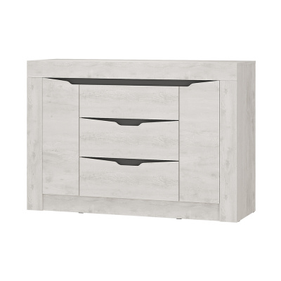 Комод "Леонардо" КМ-12 Бетон пайн светлый/графит