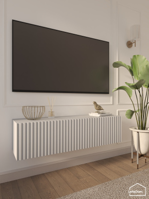 Тумба подвесная под телевизор Lines MTV4-MA 300х1150х315 Леда-М 10.1.5