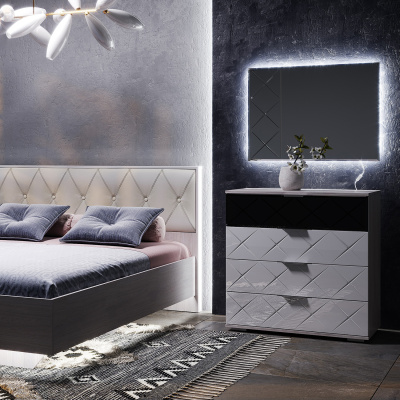 "Кимберли" З-04 белый/зеркало