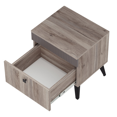 Тумба прикроватная "Кассандра" ТБ-11 Дуб смоки/MF14