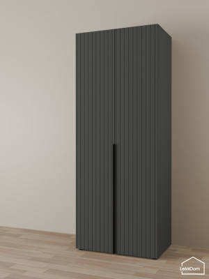 Шкаф Linnea MHR-2-1 2050х800х510 графит-М 11.1.25