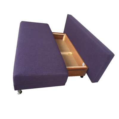 Диван-кровать "Комфорт" без подлокотников Baltik violet