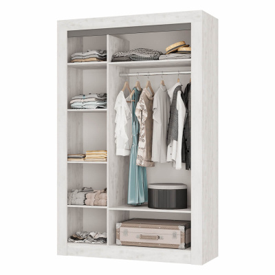 "Леонардо" ШК-35 Бетон пайн светлый/графит