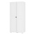 Шкаф 2-х створчатый "Софт" ШК-02 Белый/Эмаль белая (F26)