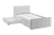 Кровать с ящиками Твикс 90х200 см, (1015х2120х780) галька (велюр)