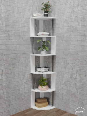 Стеллаж Maria S113-MA 1774x350x350 Белый