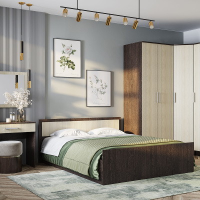 Кровать 1,6 м "Фиеста" венге/лоредо