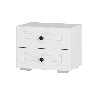 Тумба прикроватная "Софт" ТБ-12 Белый/Эмаль белая (F26)