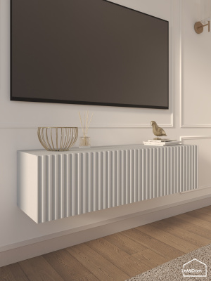 Тумба подвесная под телевизор Lines MTV4-MA 300х1150х315 Леда-М 10.1.5