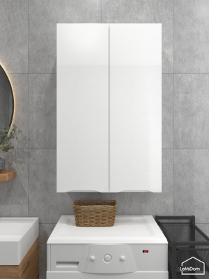 Шкаф навесной для ванной комнаты и туалета MH16-MA 960х600х217 Белый-М 13.1.1