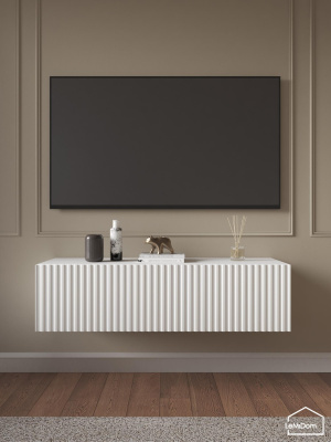 Тумба подвесная под телевизор Lines MTV4-MA 300х1150х315 Белый-М 10.1.2