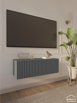 Тумба подвесная под телевизор Lines MTV3-MA 300х900х315 Графит-М 10.1.25