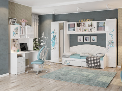 Гламур Шкаф комбинированный(400х369х2 100)