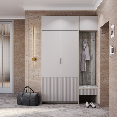 Шкаф 2-х створчатый "Пандора" ШК-01 Кашемир/MF03