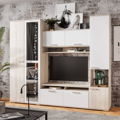 Гостиная "Лукас" Сонома/белый