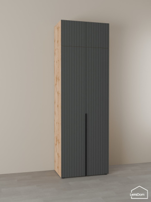 Шкаф с антресолью Linnea MHR-2A-2 2450х800х510 дв-М 11.1.25