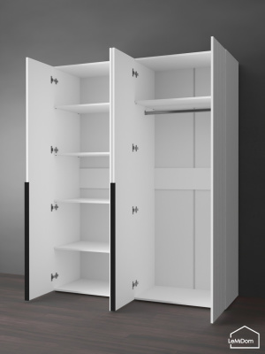 Шкаф Linnea MHR-4-1 2050х1600х510 Белый-М 11.1.1