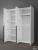 Шкаф Linnea MHR-4-1 2050х1600х510 Белый-М 11.1.1 Шкаф Linnea MHR-4-1 2050х1600х510 Белый-М 11.1.1