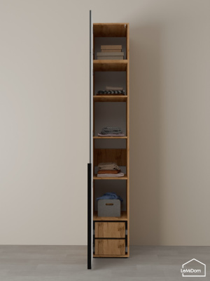 Шкаф с антресолью Linnea MHR-1A-4 2450х400х510 дв-М 11.1.25