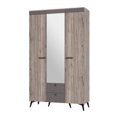 Шкаф 3-х створчатый "Кассандра" ШК-08 Дуб смоки/MF 14